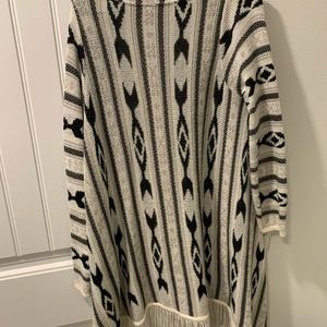 Full Tilt Lightweight black and white cardigan (purchased at Charlotte Russe)